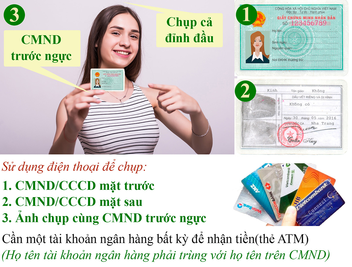 Điều kiện vay tiền bằng CMND