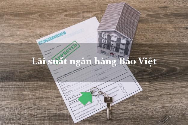Lãi suất ngân hàng Bảo Việt